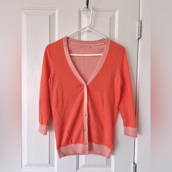 Tommy Hilfiger Orange Cardigan - Picture 1 of 6